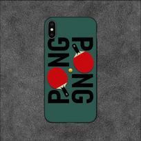 Stalo teniso raketė ping pongas Telefono dėklas iPhone 11 12 Mini 13 14 Pro XS Max X 8 7 6s Plus SE XR korpusui iPhone12mini gray