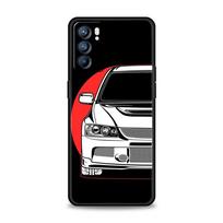 JDM Tokyo drift Sports Car Lamp Phone Case For Oppo A54 A53 A52 A9 2020 A15 A95 A16 A76 A74 A12 Find X5 Reno6 Pro Plus 5G Cover Oppo A52