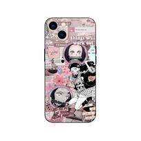 Black tpu Case For Samsung galaxy M53 M13 M62 A12 A22 A32 A42 A52 A72 4g 5g A20S back cover Demon Slayer Kimetsu anime Samsung A42 5G