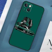 JDM Automobilio dėklas iPhone 15 14 13 12 11 Pro Max X XS Max XR 7 8 Plus SE 2020 2022 Buferio dėklo dangtelis iPhone X XS gray