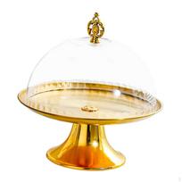 Tortų stovo laikiklio padėklas Elegantiškas daugiafunkcis uždengtas lėkštės dangtelis, patiekiama pyragaičiams 23cm