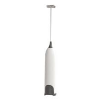 Hand Electric Milk Frother Automatic Rotary Egg Beater Coffee Cappuccino Creamer Whisk Frothy Blend Whisk  Kitchen Mixer Stirrer balta