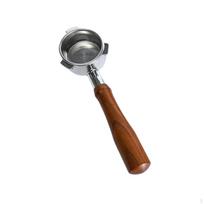 51mm Bottomless Portafilter Coffee Professional for brown handle gray
