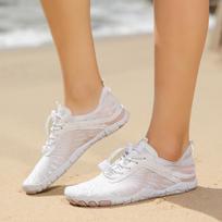 FiveFingers Beach Shoes Outdoor Couple Upstream Shoes Diving Wading Shoes Fitness Swimming Biking Mountain Climbing 36 balta