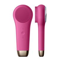 Veido valymo šepetėlis Prietaisas Veido šveitiklis Vandeniui atsparus Veido šveitiklio šepetėlis Elektrinis silikoninis veido šveitiklis Valiklio šepetėlis pink