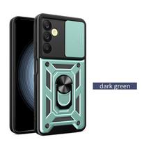 Armor Case for Samsung Galaxy A15 A25 A35 A55 5G A05 A05S A14 A24 A34 A54 A13 A33 A53 A73 Cover Ring Magnetic Holder Business Full Protection Cover For Galaxy A54 5G žalia