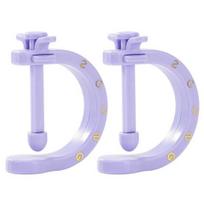 2 vnt akupresūros įrankio akupunktūros segtukas, skirtas rankų pėdų ausų migrenos atjauninimo įrankio slėgio taško masažo rinkinys 2pcs white