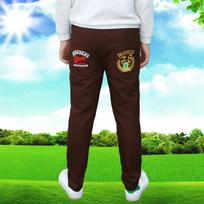 Children's Printed Plus Size Pants Breathable Casual Pants Loose and Comfortable Pants 110 black