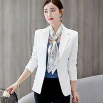 Black Women Blazer Formal Slim Blazers Lady Office Work Suit Pockets Jackets Coat Female Wine Notched Blazer Jackets Femme Plus Size XXXL balta