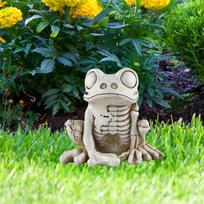 Frog Sculpture Skeleton Decoration Halloween Desktop Ornament Decorative Figurine