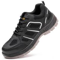 Labor Shoes Men's Steel Baotou Anti-smashing and Stab-proof Solid Outsole Safety Protective Shoes 36