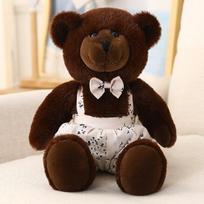 35 /55cm Kawaii Soft Teddy Bear Dolls Cute Bear In Clothes &Skirt Plush Pillow Stuffed Plushie Toy Room Decor Gift For Children 38cm brown