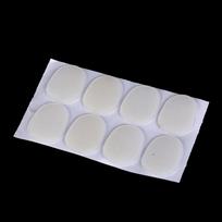 1 rinkinys/8 vnt. Alto/Tenoro saksofono kandiklio pleistrai, pagalvėlės 0,8 mm, skaidrios spalvos balta