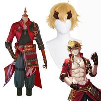 Žaidimas   Thoma Cosplay Kostiumai Anime Figūrėlė Helovino Kostiumai Kostiumas Perukas Vaidmenų Žaidimo Drabužiai Šventės Vienodas L-(Costume+Wig) beige