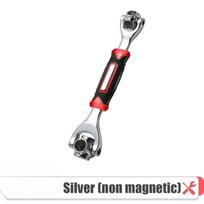 52 IN 1 Lizdinis raktas Daugiafunkcis 360 laipsnių besisukantis terkšlinis Spline varžto lizdinis raktas Automobilio remonto rankinis įrankis non-magnetic section-1pcs black