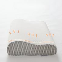 Neck Pillow Solid Color High and Low Pillow Soft Adult Pillow Cotton Fit Memory Pillow 60 * 35 * 8/6 (thin) 980g white