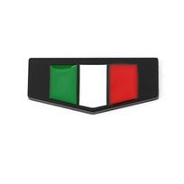 Italija Vokietija Prancūzija JK Nacionalinė Vėliava Motorsport Automobilio Ženklelis Lipdukas Emblema Lipdukas Italy juoda