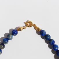 Original Natural Primary Color A Grade Lapis Lazuli Beaded Necklace Retro Cheongsam Collarbone Chain Accessories 362 gray