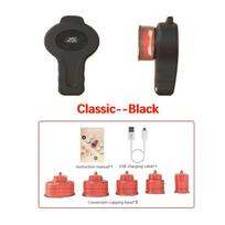 5 puodelių elektrinis vakuuminis masažuoklis, atskiriami Gua Sha vakuuminiai siurbimo puodeliai, anticeliulitinis, magnetinis, grandymo, riebalų deginimo, kūno masažuoklis Classic Black black