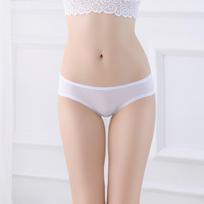 Women Sexy  Lace Splice Briefs Panties Lingerie Mesh Underwear L balta