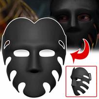 Viso veido kaukė Maskaradas Priedai Supervisor Face Mask Game Supervisor juoda