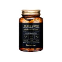 24K aukso ir peptido tirpalo pagrindinė ampulė 250ml 1 ea black