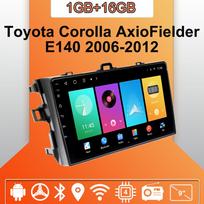 Android Carplay automobilio radijas, skirtas Toyota Corolla Axio Fielder E140 2006-2012 Multimedijos grotuvo galvos blokas Stereo GPS navigacija BT WIFI 2+32GB 1+16GB orange