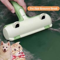 1PC Reusable New Cat Hair Removal Brush Pet Hair Adhesive Portable Washable Cat and Dog Fluff Furniture Sofa Cleaning Tool žalia