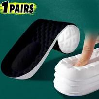 2vnt latekso atminties putplasčio sportiniai vidpadžiai Minkšti batų pagalvėlės lanko palaikymas ortopediniai vidpadžiai kvėpuojantis dezodorantas, amortizuojantis pagalvėlė 35-36 (230mm) juoda