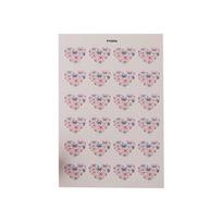 Heart Butterfly Clay Transfer Paper Transfer Paper Water Soluble Transfer Paper for Clay Earrings Jewelry Making A white
