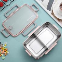 Daugiasluoksnis nerūdijančio plieno izoliacijos pietų Bento Box maisto konteineris žalia