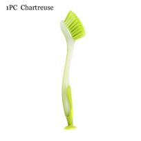 Patvarus indų dubenėlio kriauklės valymo šepetys, siurbiamasis puodelis, virtuvės plovimo šepetys Chartreuse