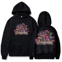 Mora Estela Hoodie Graphic Printing Fleece Comfortable Sweatshirt Pop Gothic Grunge Clothes Ropa Hombre Casual Pullovers XS juoda