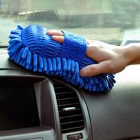 Mikropluošto šenilinis Anthozoan namų baldų plovimo pirštinės, plovimo reikmenys Daugiafunkcis automobilių šepetys blue
