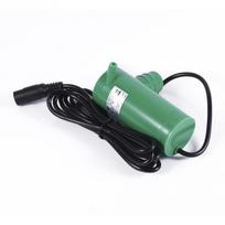 12 V nuolatinės srovės panardinamas vandens siurblys Hmax 9 500 l/h, skirtas sodo tvenkinio žemei laistyti žalia