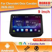 Automobilinis radijas Carplay skirtas Holden Chevrolet Onix Cavalier 2020 GPS navigacija Android Auto Stereo Multimedijos grotuvas 5G Wifi 2din 4 core 1GB+32GB carplay blue