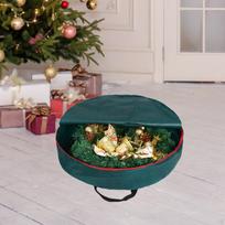 Dirbtinis vainikas krepšys Kalėdų saugojimas Sutirštintas dėklas 60cmx16cm