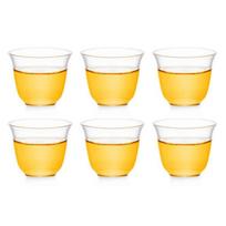 Asmeninis arbatos puodelis, Gongfu arbatos puodelis, puodelis vienam asmeniui, arbatos puodelis 6 vnt./kompl. yellow