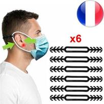 Kaukės prailgintuvas - NALISSA® - 6 vnt. rinkinys - Juodas silikonas - Suaugusiems - Unisex juoda
