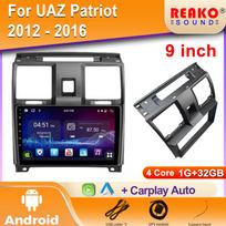 Android Auto For UAZ Patriot 2012 - 2016 Android Car Multimedia Video player GPS Navigation BT WIFI HDR IPS Screen 2Din 4 core 1GB+32GB carplay