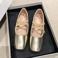 fashion 2024 Autumn New Design Ballet Shoes Elegant Comfortable Soft Flat Women's Shoes Mary Jane Loafers Women flats 36 auksas