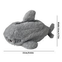 1PC Cute Plush Shark Pencil Case Student Stationery School Supplies Kawaii Doll Back To School Storage Bag Pen Bag Stationery