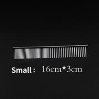 1PC Pet Hair Removal Comb Stainless Steel Pet Grooming Comb Gently Removes Loose Knotted Hair Dog Cat Cleaning Beauty Supplies white