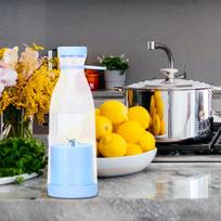Personal Travel Blender elektrinė sulčiaspaudė vaisių ir daržovių maišymui apelsinams mėlyna