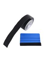 Apsauginis blizgesys juodai vinilo apvyniojimo rinkinys langų apdailai ir automobilių dalims 3cm*10m