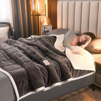 Fleece antklodės ir antklodės suaugusiems Storos šiltos žiemos antklodės Namuose Super minkšta antklodė Prabangios kietos antklodės ant dviejų lovų 120x200cm gray