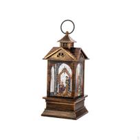 Christmas Musical Snow Globe Lantern Glowing Music Box Creative Nightlight Xmas Decoration for Style B