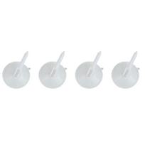 PVC+PP Suction Cup Sash Spare Parts Strong Suction Tile white