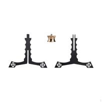 Stage Light Shelf Four Corner Lamp Holder Universal Retro Decoration Atmosphere Support Iron black
