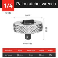 1PCS Mini Ratchet Wrench Set Stainless Steel Wrenches Effortless Operation Wrenches Reversible Thumbwheel Wrenches gray